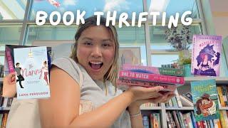 let’s go book thrifting...again!! (vlog + haul)