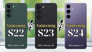 Samsung Galaxy S22 vs S23 vs S24 - [Mr.Compare] Full Information