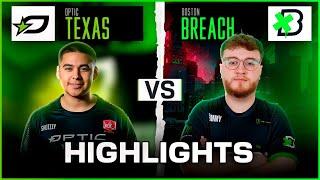 OpTic Texas vs Boston Breach HIGHLIGHTS | CDL Major I Qualifiers