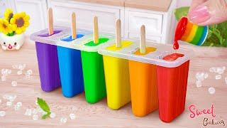 Rainbow Ice Cream CakeBeautiful Miniature Rainbow Ice Cream & Cake Decorating IdeasSweet Baking