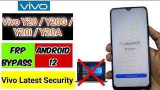 Vivo Y20, Y20i, Y20A Android 12 FRP Bypass without PC | Vivo android 12 Google Lock Bypass