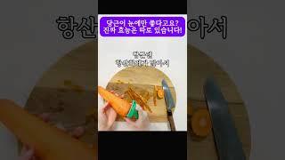 당근이 눈에만 좋다고요? 진짜 효능은 따로 있습니다! #당근효능 #채소정보