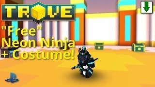FREE Neon Ninja & Lunar Ronin Costume in Trove for PS Plus!