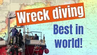 Best DEEP shipwreck diving in the world - controversial view!!