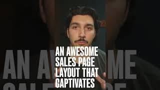 How to Layout a Website Landing Page #shorts