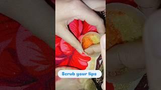 Best ️ lips  scrub for  dark lips | lip balm #shorts #ytshorts #diy #lips #scrub #viralvideo