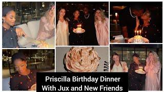 Priscilla Ojo’s Intimate Birthday Dinner with Jux & New Friends – A Special Celebration