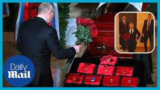 Putin takes 'nuclear football' to Russian politician's funeral amid Ukraine war