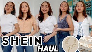 SHEIN try on haul l affordable tops and accessories (Philippines)