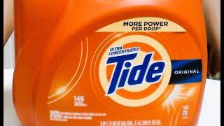 Tide Ultra Concentrated Liquid Laundry Detergent, Original (200 fl. oz.) Unboxing | Van Aug 3, 2023