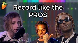 How to record like the PROS in FL Studio!