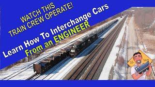 RAILROAD OPERATIONS! How To Interchange Cars by an ENGINEER!