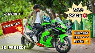 2024 KAWASAKI ZX10R  WITH SC PROJECT FULL SYSTEM  RS.1,25,000 | QUICK REVIEW in Tamil #zx10r #bike