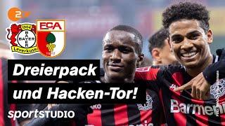 Bayer Leverkusen – FC Augsburg Highlights | Bundesliga, 20. Spieltag 2021/22 | sportstudio