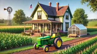 It Took 2 Days to Build My House in Farming Simulator - S2 E2