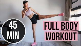 45 min Full Body Workout to BURN MAX CALORIES (Results in 2 Weeks) ~ Emi