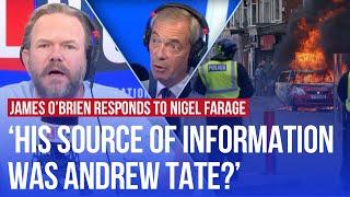 James O'Brien rips apart Nigel Farage's interview with LBC