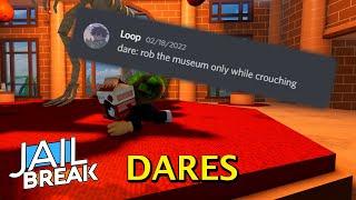 Doing Dares from My Viewers in Roblox Jailbreak