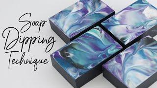 Cold Process Soap Dipping Technique