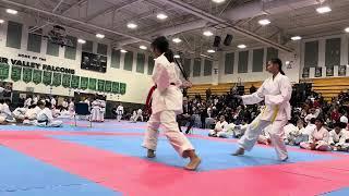 Jocelyn Chen - Feb 4th Tournament, 1st place Kata. 5 people in the division. Video 2