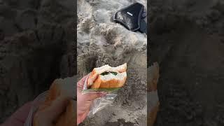 THE BEST SANDWICH EVER!!! #shorts #beach #food