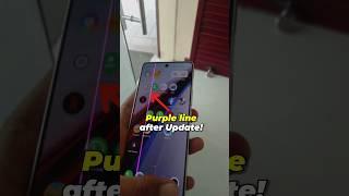 IQOO 12 PURPLE LINE AFTER UPDATE !