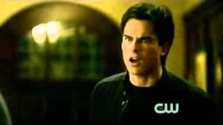 Damon and Elena fighting after Rose's death | 2x12