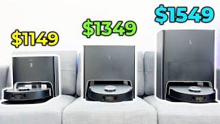 The Most Advanced Ecovacs! X1 PLUS vs X1 TURBO vs X1 OMNI
