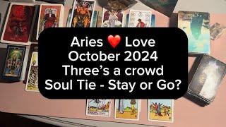 Aries ️️ October Love - The Devil is at the heart of this spread.