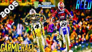 RICKY CARMICHAEL VS CHAD REED - 2005 SUPERCROSS