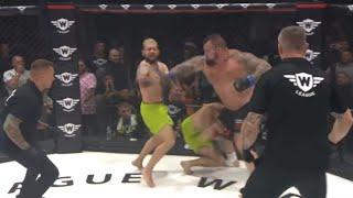 EDDIE HALL THE WORLDS  STRONGEST MAN VS NEFFATI BRO'S WORLD'S FREAK LEAGUE EVENT ENDING IN KNOCKOUT