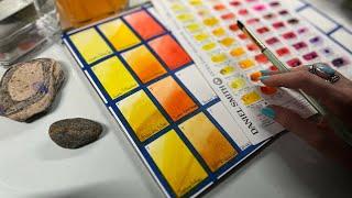 Daniel Smith Yellow Watercolors | Review on Yellow Gold and Orange Watercolor