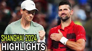 Novak Djokovic vs Jannik Sinner Final Highlights | Shanghai 2024