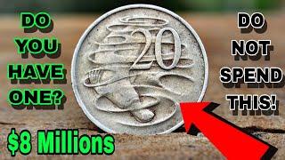 TOP 7 ULTRA 20 Cents Rare Australia 20 cents coins Worth A lot of money -Coins Worth money!