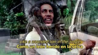 Wounded lion in the jungle - Bob Marley (LYRICS/LETRA) (Reggae)