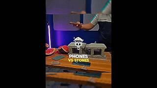 SAMSUNG X NOKIA vs stones #smartphone #viralvideo #edit #blowup