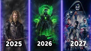 ALL UPCOMING MARVEL MOVIES 2024, 2025 & 2027