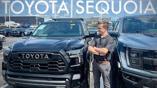 2023 Toyota Sequoia TRD Review - 3rd Row seater with off road potential!