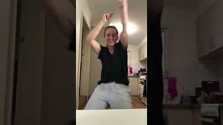 Birthday dancing in the kitchen!