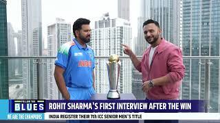 "Rohit Sharma's FIRST Interview After WIN  | Exclusive with Jatin Sapru "