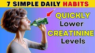 7 Simple Daily Habits to Quickly Lower Creatinine Levels and Avoid Dialysis!