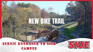 Opening of Bike Trail Offers Scenic New Entrance to SIUE Campus