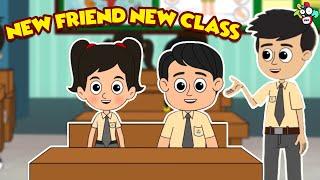 New Friend New Class | New Classmate | Tamil Videos | Tamil Stories | Bedtime Stories |PunToon Tamil