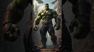 Hulk in a Steampunk World #aiart #aigenerated #ai