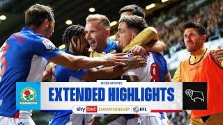 Blackburn Rovers vs. Derby County: Extended Highlights | EFL Championship | CBS Sports Golazo