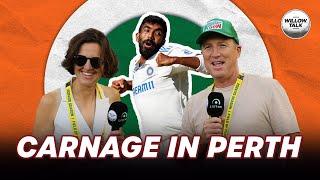 Bumrah destroys Australia as quicks dominate on wild day one in Perth | Willow Talk Extras