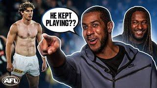 NBA LEGEND reacts to CRAZY AFL moments 