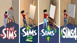 ️ Sims 1 vs Sims 2 vs Sims 3 vs Sims 4 : Painting