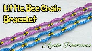 !Quick & Fun! How to make Little Bee Chain Bracelet