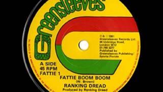 RANKING DREAD - Fattie boom boom + dub boom (1981 Greensleeves)